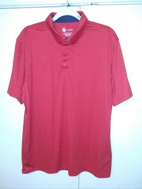Oobe Chick-fil-A Red Short Sleeve Polo Shirt Men's sz Large.